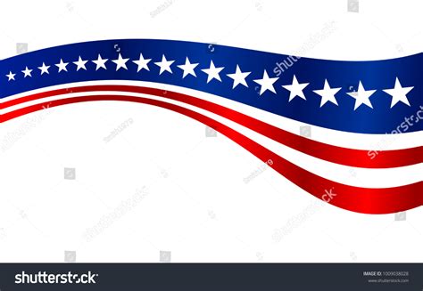 Us Flag Stripes Vector Graphic Background Stock Vector (Royalty Free ...