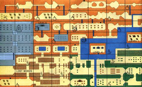 The Legend of Zelda - Overworld Map