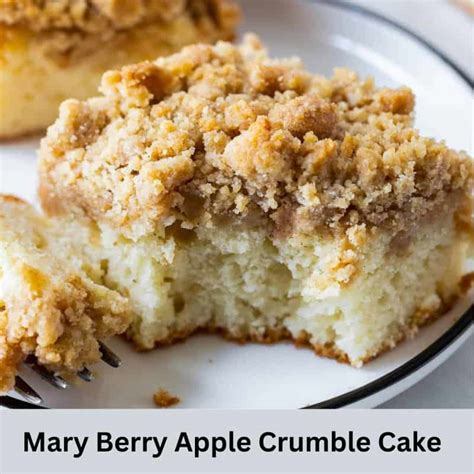 Easy Mary Berry Apple Crumble Cake Recipe