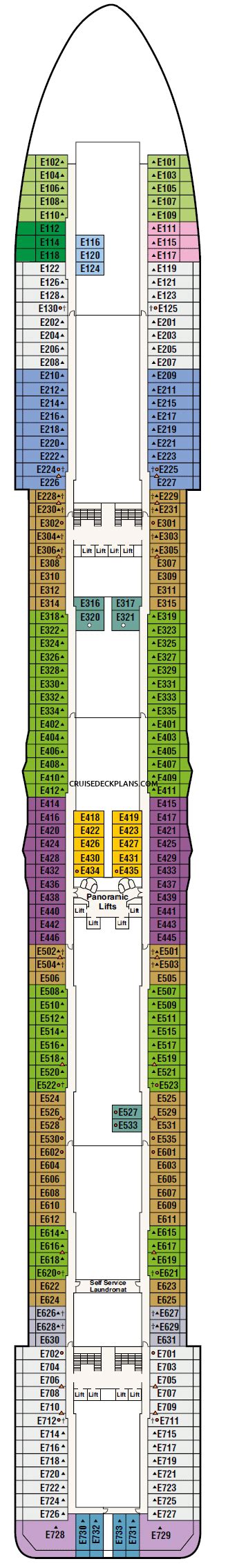 Majestic Princess Deck Plans, Diagrams, Pictures, Video