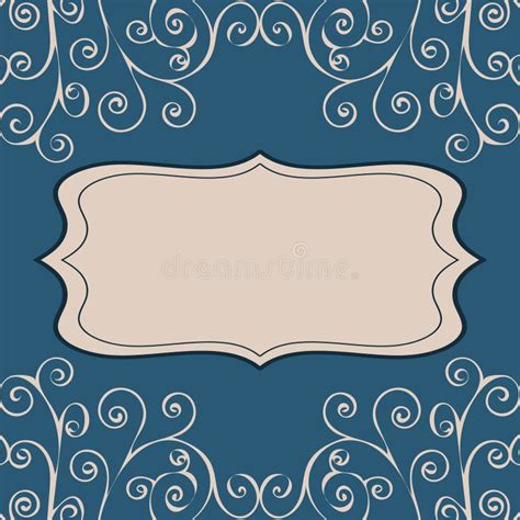 Decorative Pattern Text Background. Stock Vector - Illustration of ...