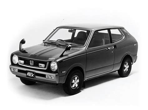 Subaru Rex 1972, 1973, купе, 1 поколение технические характеристики и ...