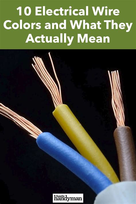 Different Color Wires Electrical