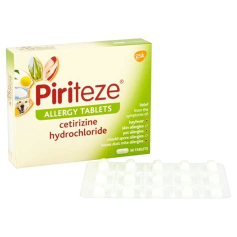 Buy Piriteze One A Day Tablets 30 Tablets | Chemist Direct