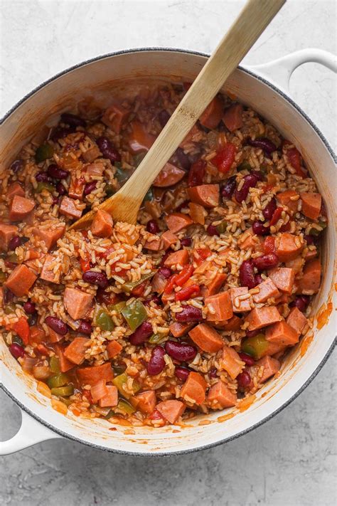 Easy Red Beans and Rice (w/ brown rice!) - Fit Foodie Finds