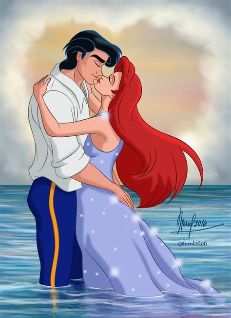 219 best Ariel and Prince Eric images on Pinterest | Little mermaids ...