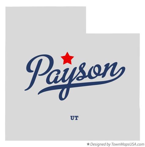 Map of Payson, UT, Utah