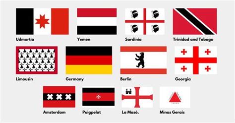 Red White and Black Flag: +20 Country Flags - Eggradients.com