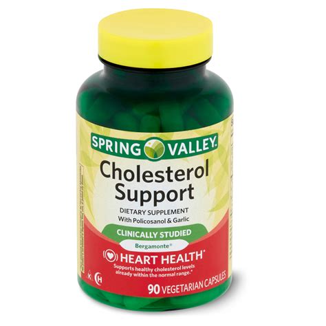 Spring Valley Cholesterol Support Dietary Supplement, 90 count ...