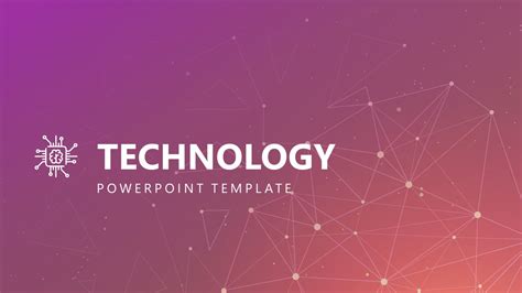 Free Modern Technology PowerPoint Template & Google Slides