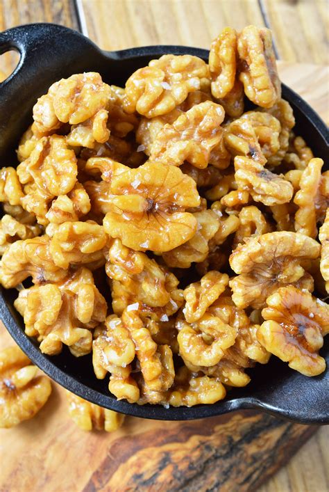 Easy Maple Glazed Walnuts Recipe (Paleo) - WonkyWonderful