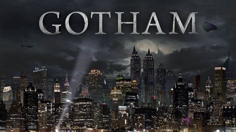 Download Gotham Cityscape In The Night Wallpaper | Wallpapers.com