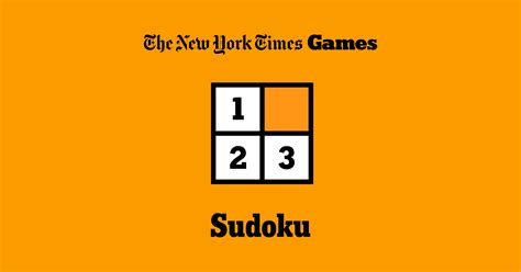 Sudoku - New York Times Number Puzzles — The New York Times