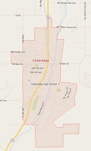 Cedaredge map - Western Colorado Realty .com