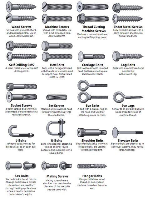 Types of Screws