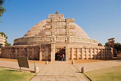 Great Stupa At Sanchi Plan