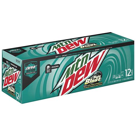 FRESH 12 Pk Mountain Dew Baja Blast - Soda Emporium