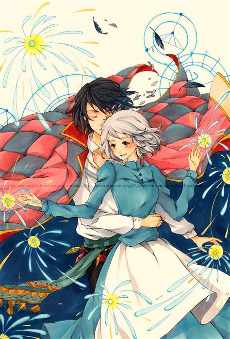 Howl and Sophie - Howl's Moving Castle Fan Art (32478246) - Fanpop