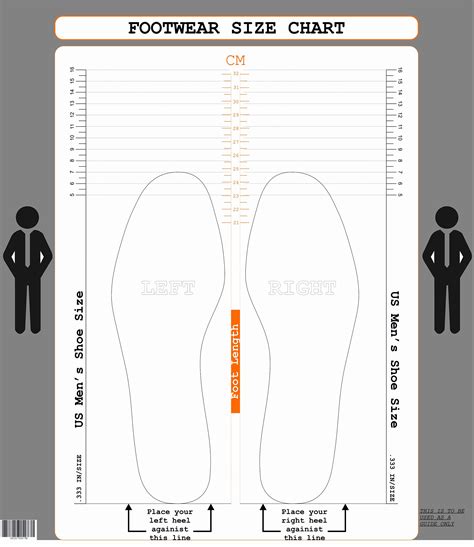 30 Printable Shoe Size Chart Width | Example Document Template