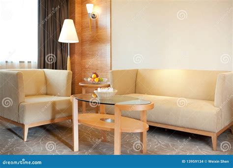 Living Room of the Hotel Suite. Stock Photo - Image of table, deluxe ...