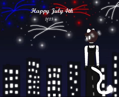 July 4th 2023 - she Look a Fireworks In Night city by ...