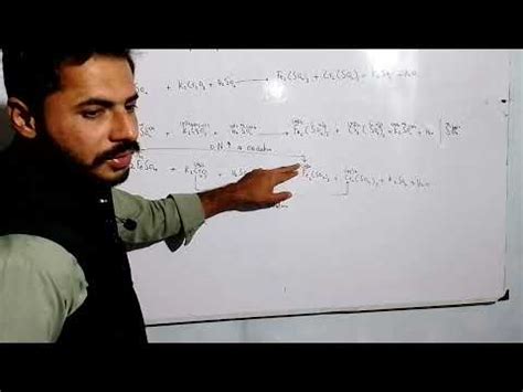 balance the chemical equation of k2Cr2O7 + FeSO4+H2SO4 - YouTube