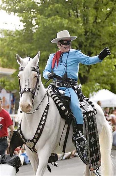 Lone Ranger soldiers on in Hampden parade, but without longtime horse ...