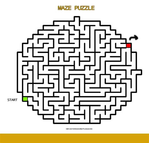 Maze puzzle