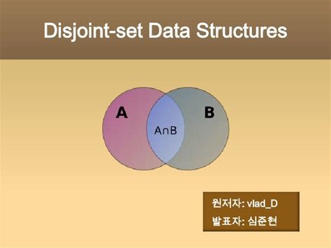 disjoint-set data structures