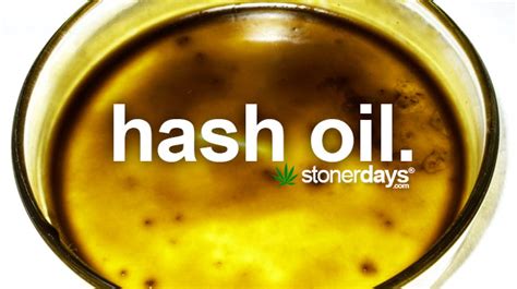 Stoner Dictionary - Hash oil | StonerDays