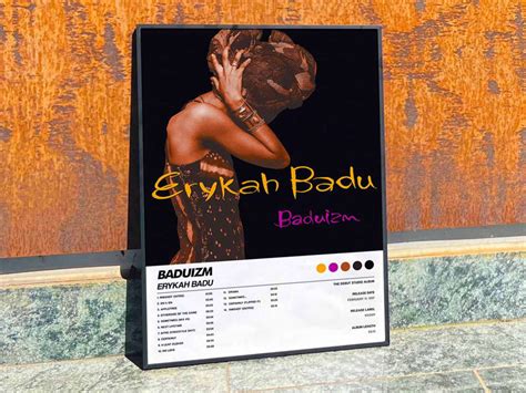 Erykah Badu "Baduizm" Album Cover Poster for Home Room Decor #6 ...