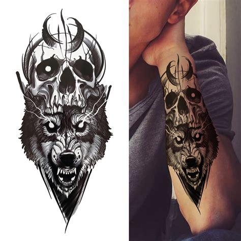 Demon Wolf Tattoo