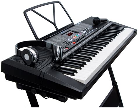 Musical Keyboard Electronic Digital Piano 61 Key Adults Beginner With ...