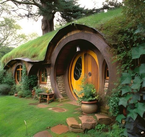 Hobbiton, The Shire, Middle Earth in 2023 | Hobbit house, Fantasy house ...