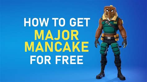 How to get Major Mancake skin in Fortnite for free