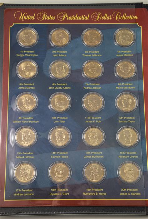 Historic Coin Collection - United States Presidential Dollar Collection ...