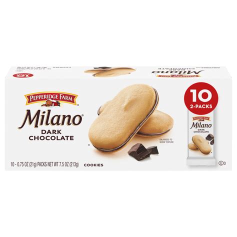 Save on Pepperidge Farm Milano Cookies Dark Chocolate - 10 ct Order ...