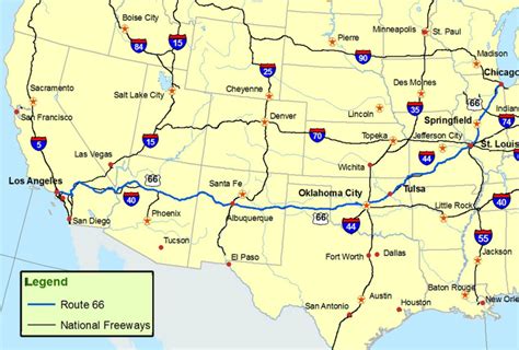 Route 66 Map How Long To Drive | Examples and Forms