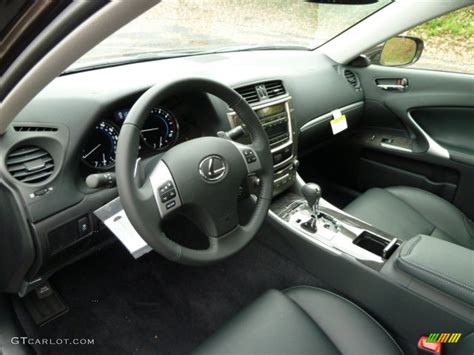 Black Interior 2012 Lexus IS 250 AWD Photo #56533666 | GTCarLot.com