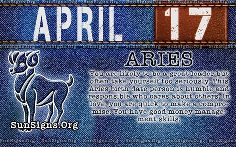 April 17 Zodiac Horoscope Birthday Personality - SunSigns.Org