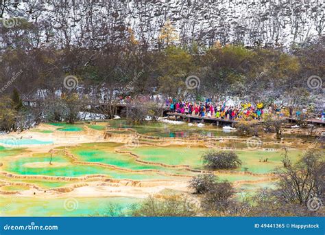 Huanglong Scenic and Historic Interest Area Stock Image - Image of ...