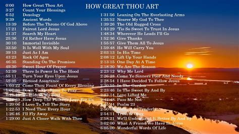 50 Popular Hymns - How Great Thou Art - Gospel Instrumental Music by ...