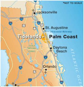 Location of Tidelands - a Florida Planned Waterfront Community. Enjoy ...