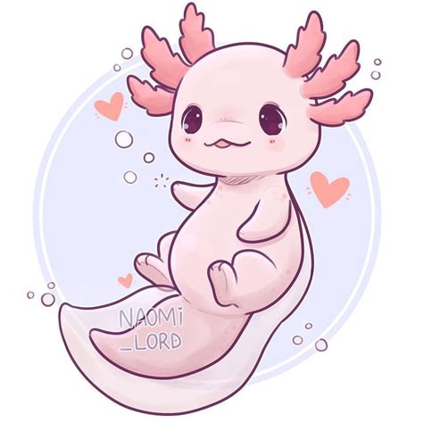 Axolotl cute | Cute animal drawings kawaii, Cute kawaii animals, Cute ...