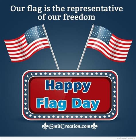 Happy Flag Day Freedom Quote Picture - SmitCreation.com