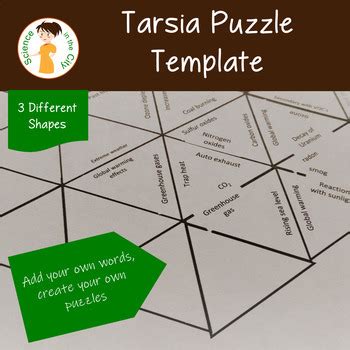 Tarsia Puzzle Template Set by Science in the City | TpT