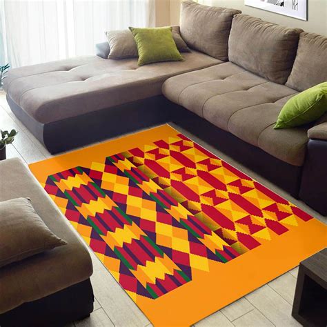 Modern African Area Rug Trendy African Themed Afrocentric Art African ...