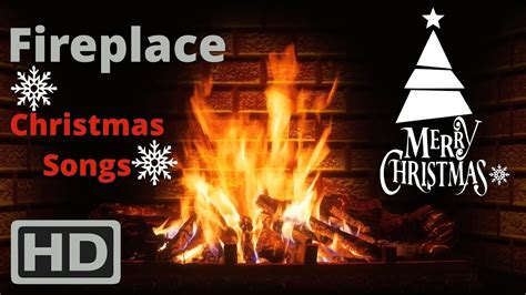 🎄 Fireplace - CHRISTMAS SONGS - HD - YouTube