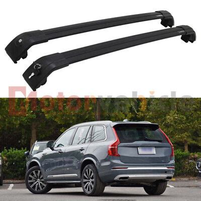 US Stock For Volvo XC90 2016-2023 Black Lockable Cross Bars Roof Rack ...