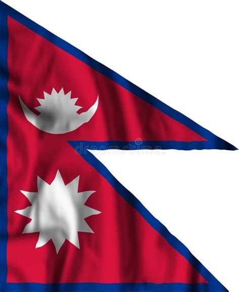 Nepal Flag Realistic Waving Stock Image - Image of independence ...